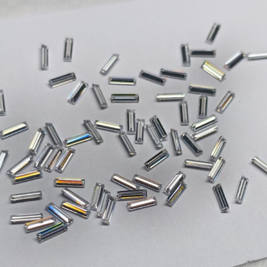 Прямоугольный угол правый автомобильный параллельный линий Guitai материал 5Aspg резка цирконий кубический цирконий свободный камень