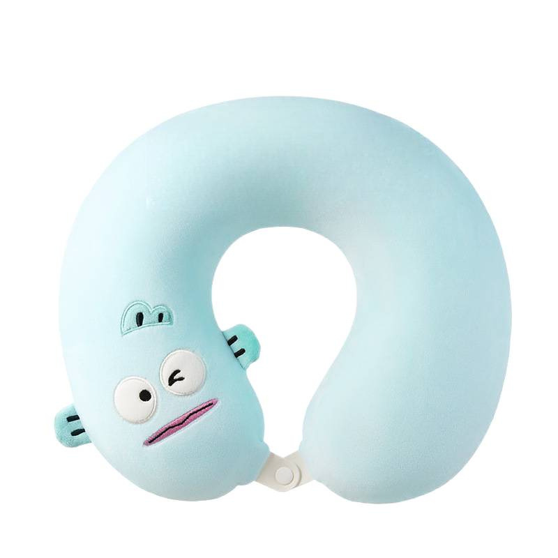Miniso Hangyodon Series U-Shaped Pillow Nap Travel Neck Protector Cute Cartoon Soft Pillow