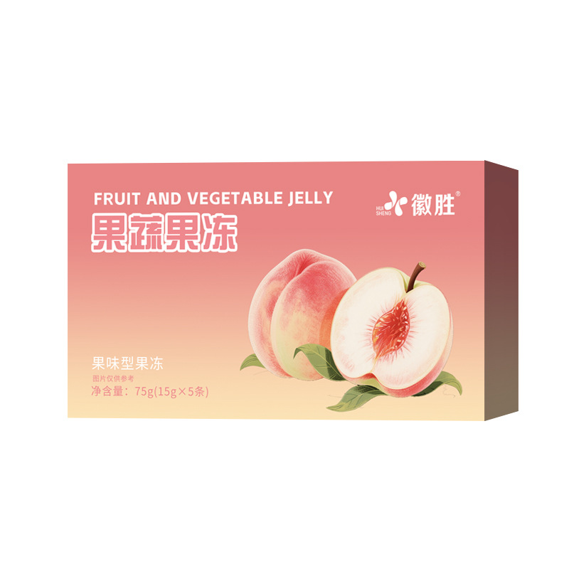 Fruit and Vegetable Jelly 75g Wholesale Strips Boxed Manufacturer Hi Eat Jelly Tiktok and Kuaishou Trending Jelly