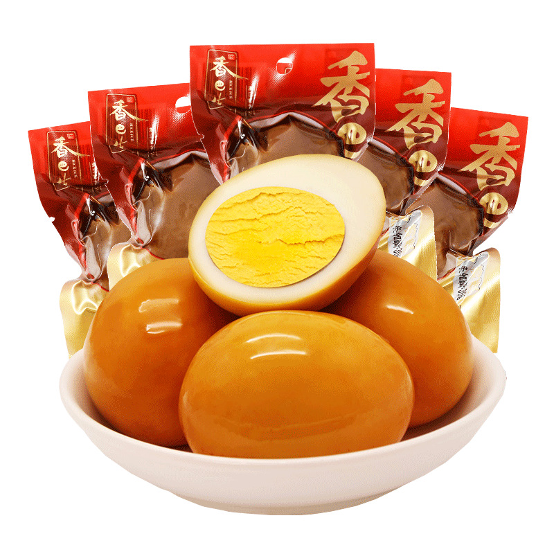 Xiangbalao Five-Spice Braised Eggs 30g Salt-Baked Eggs Old Braised Eggs Shellless Five-Spice Tea Eggs Ready-To-Eat Casual Delicatessen