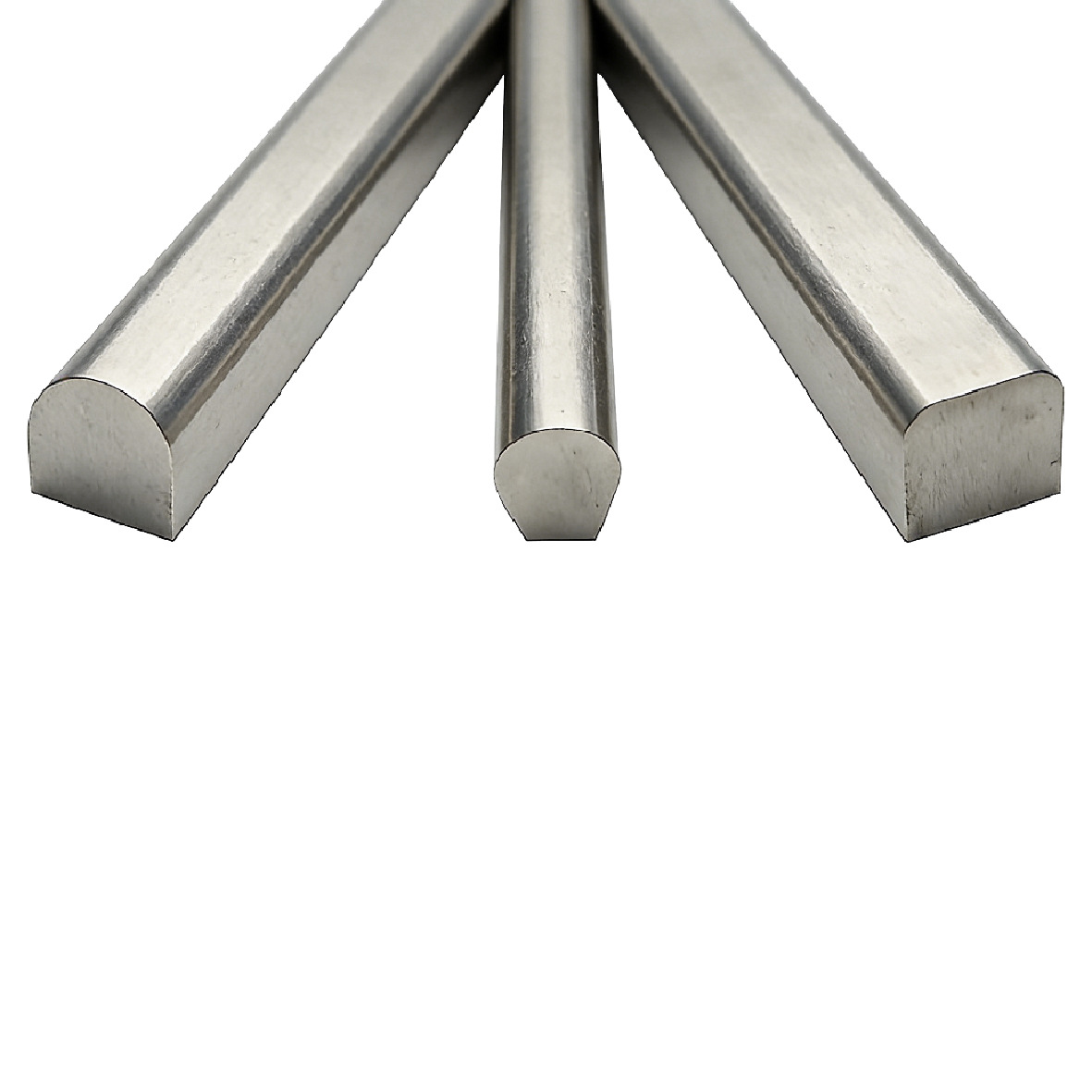 Stainless Steel Special-Shaped Flat Steel, Semi-Circular Steel, Triangular Steel, T-Shaped Steel, Special Shape for Watch Straps and Branch Materials