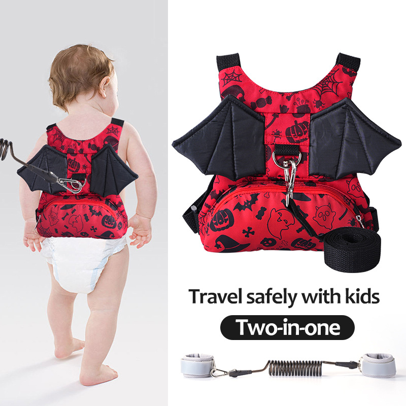 Children's Anti-Lost Leash Backpack, Baby Walking Tool, Travel Anti-Lost Dual-Purpose Baby Anti-Lost Leash