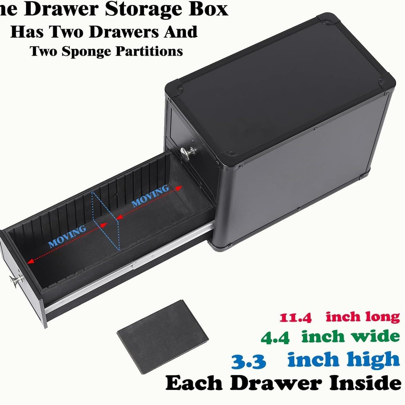 Psa Grading Card Gongbo Bgs Rating Card Ccg Trading Box Aluminum Alloy Drawer Card Brick Box Star Card Box