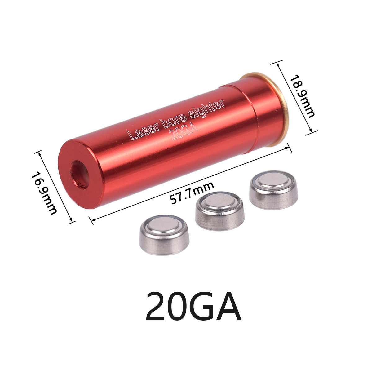 Red 20GA Laser Calibrator Zero 7.62*39.223.308 Laser Calibrator 5.45x39