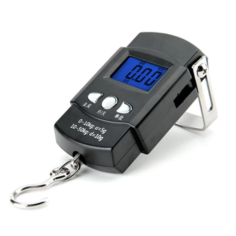A09 50KG portable electronic scale tape measure electronic scale portable portable scale hanging scale express cross-border electronic scale