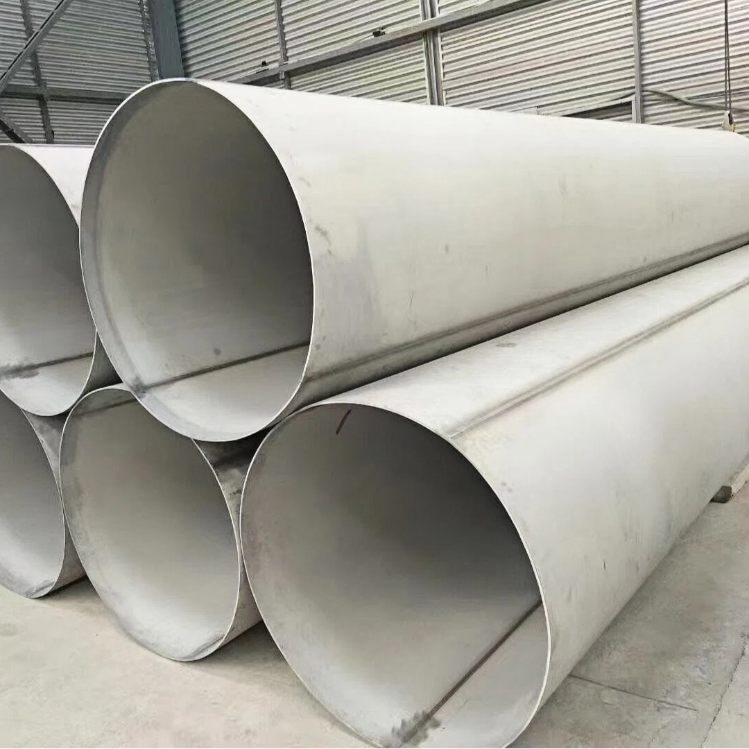 Spot 304 Stainless Steel Welding Pipe Large Diameter Industrial Pipe Thick Wall Pipe Seamless Pipe Laser Cutting Decorative Pipe Wholesale