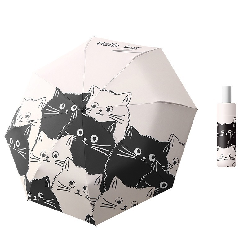Automatic Umbrella Customized Pattern Whole Umbrella Customized Full Edition Digital Printing Folding Umbrella Sunny and Rain Dual-use Sunshade Umbrella