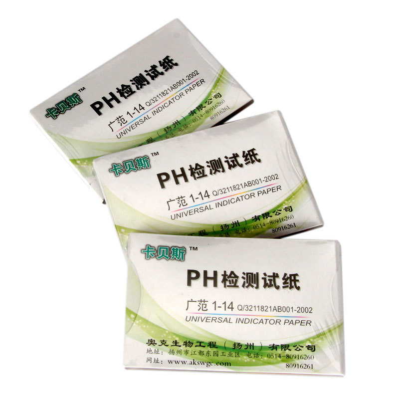 PH test paper 1-14 80 this pH test extensive test paper Kabes non-English genuine goods a generation of hair