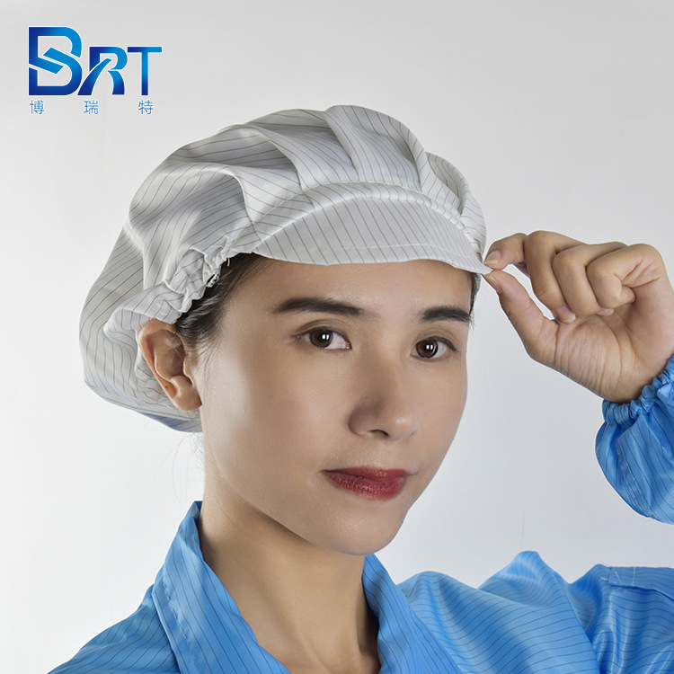 SOURCE Factory wholesale anti-static work cap anti-static peaked cap mesh breathable electronic workshop dustproof clean cap