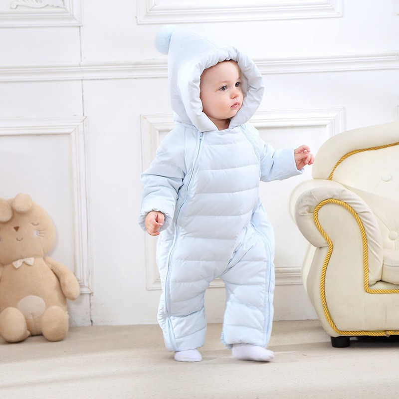 Детский комбинезон из пуха Ruiya Hayi, утолщенный, для мальчиков и девочек, зимняя одежда, одежда для активного отдыха