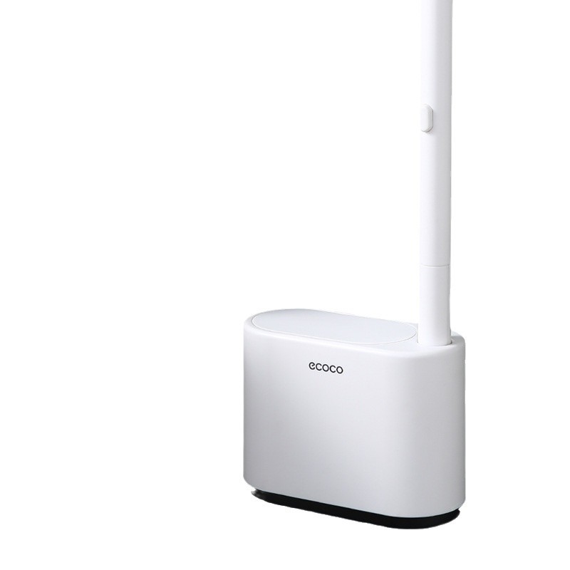 Household Toilet Brush Sponge Replacement Head Set with Base Wall-Mounted Disposable Toilet Brush