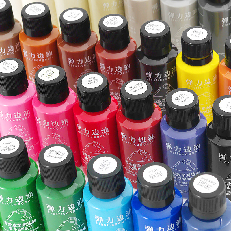 Матовый эластичный край масла 30 мл, ручная работа, ремонт краев кожи, масло для запечатывания краев, цвет регулируемый