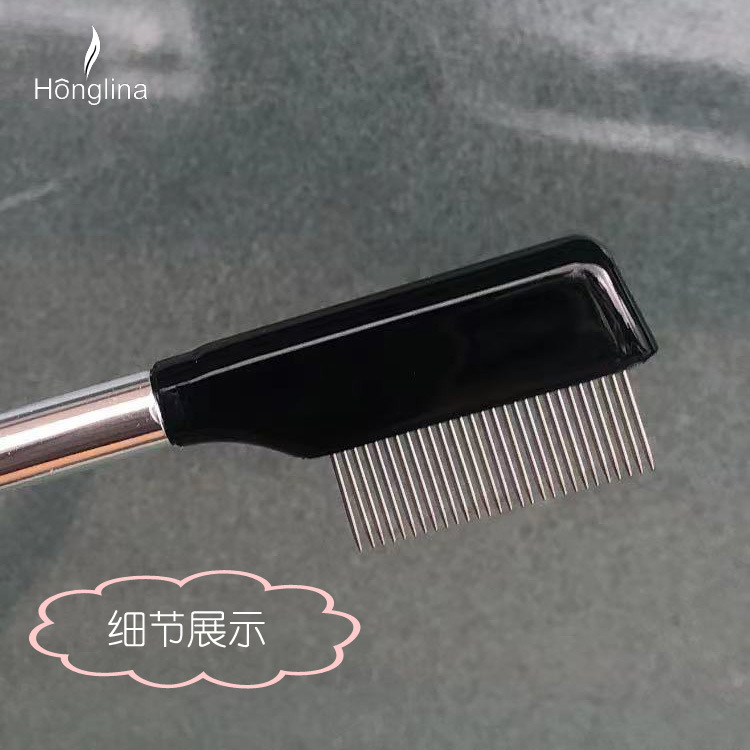 Factory direct supply dense tooth steel needle imminent comb with steel needle protection cover design convenient to carry