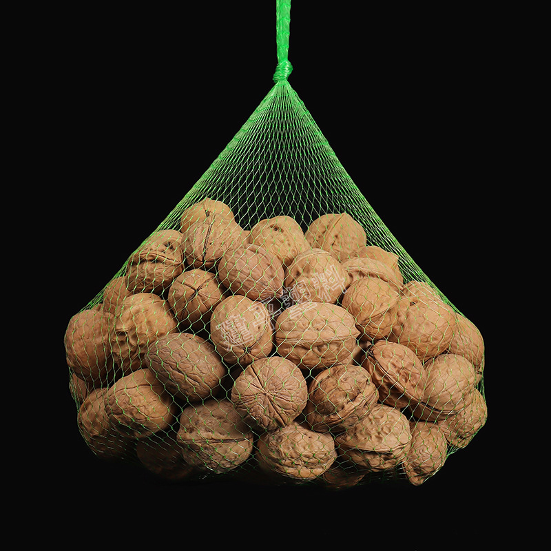 Pp material fruit net bag peanut net bag supermarket commercial food net bag a variety of colors available
