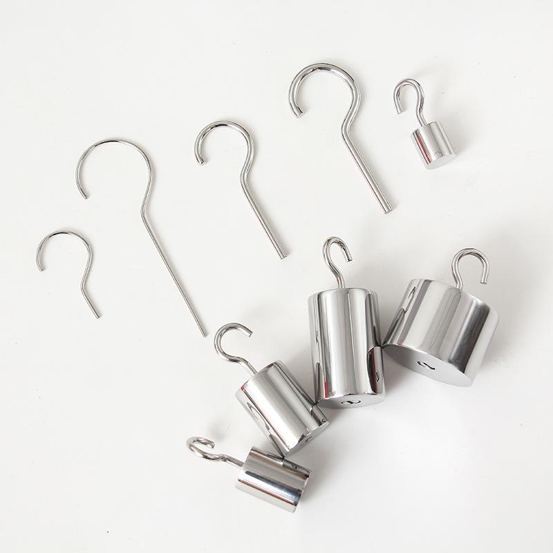 Processing standard single hook weights stainless steel test hook weights single hook stainless steel weights wholesale manufacturers