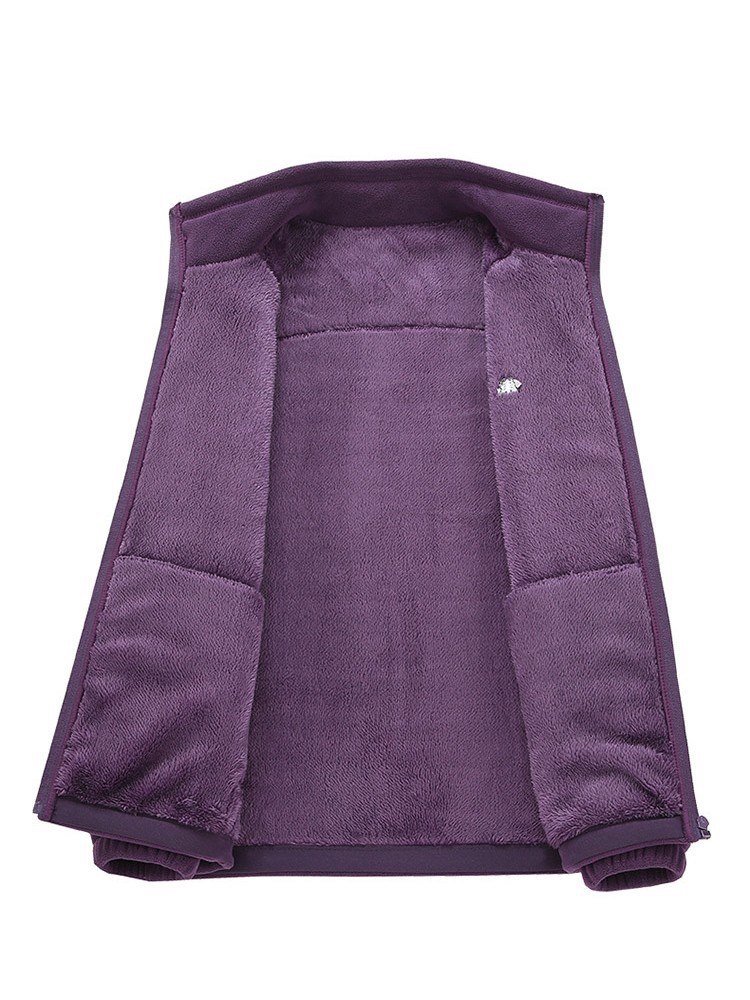 Outdoor Sports Polar Fleece Jackets for Men and Women, Polar Fleece Autumn and Winter Fleece-Lined Warm Jackets, Liner Fleece Jackets