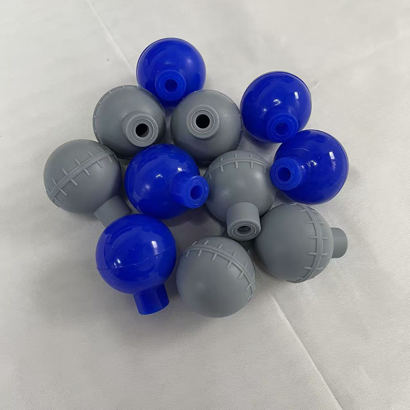 Medical Silicone Rubber Airbag Lead Wire Chest Suction Ball Electrocardiogram Detection Special High Elastic Round Rubber Airbag