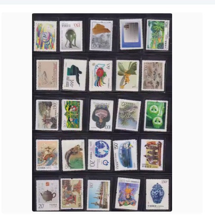 100 New Chinese Stamps, Non-Duplicate, Brand New Set, Fidelity, Free Shipping, Take 5 Copies and Send 500 Different Ones
