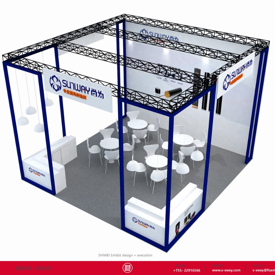 Aluminum Booth Construction, Truss Construction, Expedited Booth Decoration, Gift Exhibition Booth Design and Construction, Quick Construction Booth