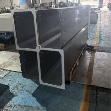 Stainless Steel Air Duct Double-Layer Insulation Smoke Pipe Generator Chimney Henghui Electromechanical Air Duct Factory