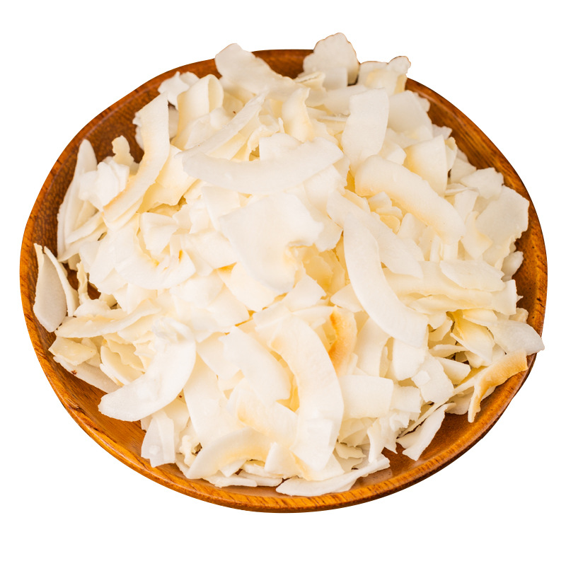 Baked coconut chips 100g baked coconut horn meat simple 100 bags/box Hainan specialty baking snacks