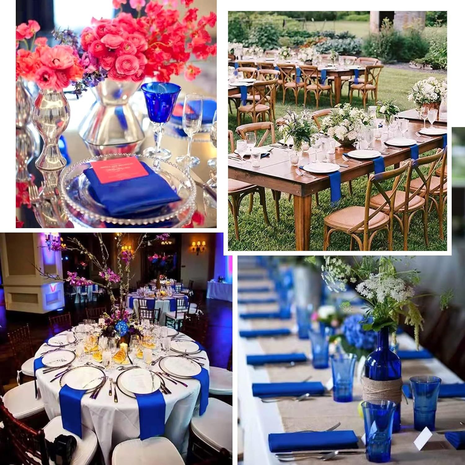 Amazon Satin Napkin Fabric Satin Surface Cloth Lock Edge Restaurant Hotel Wedding Decoration Cross-Border Cloth Placemat