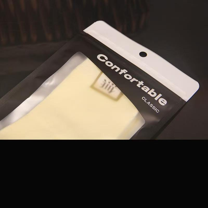 General new socks packaging bag men and women ice sleeve underwear self-sealing bag translucent wholesale aluminum foil bag manufacturers in stock