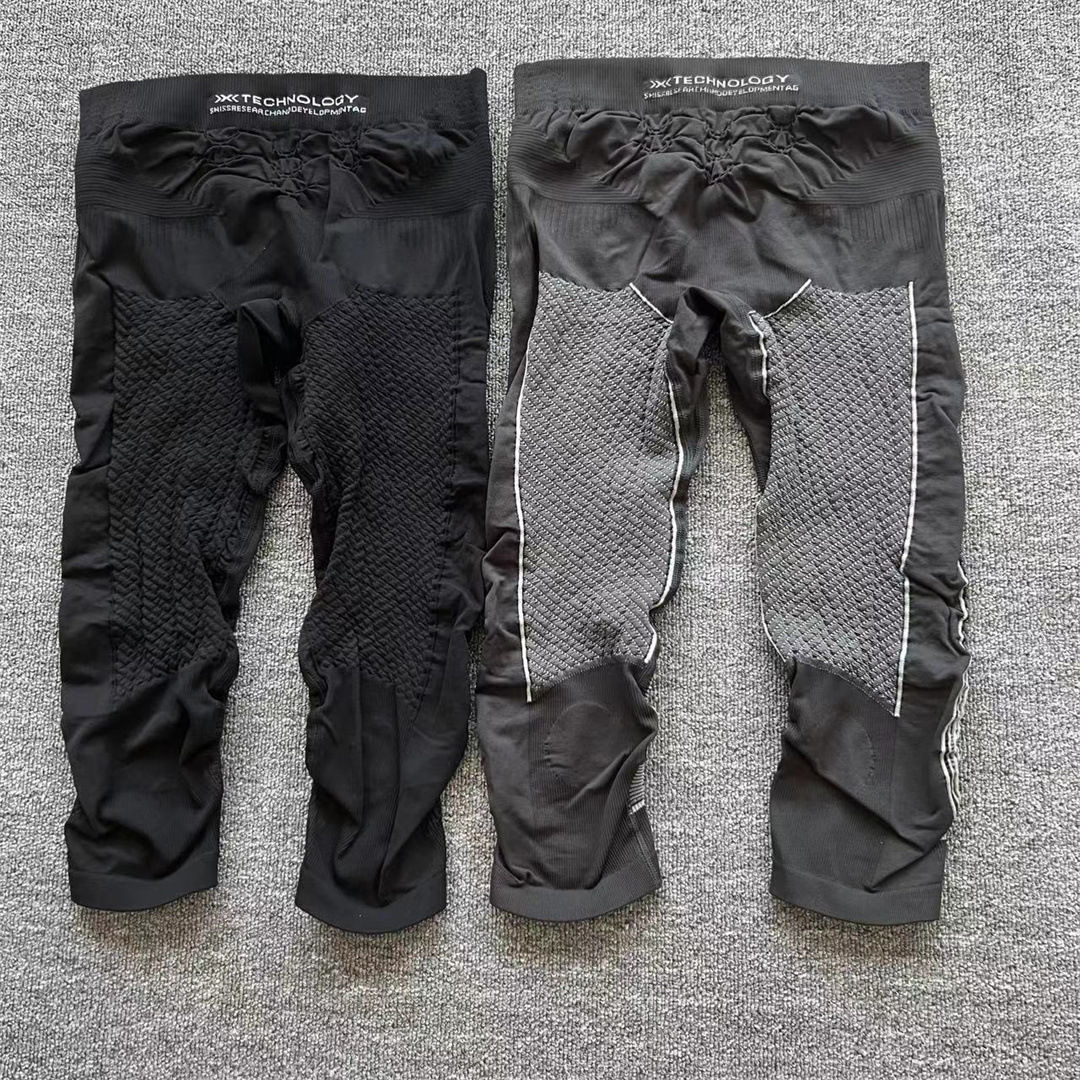 X-style cropped pants can strengthen sports warm sweat-wicking running cycling compression clothing men's and women's high-quality