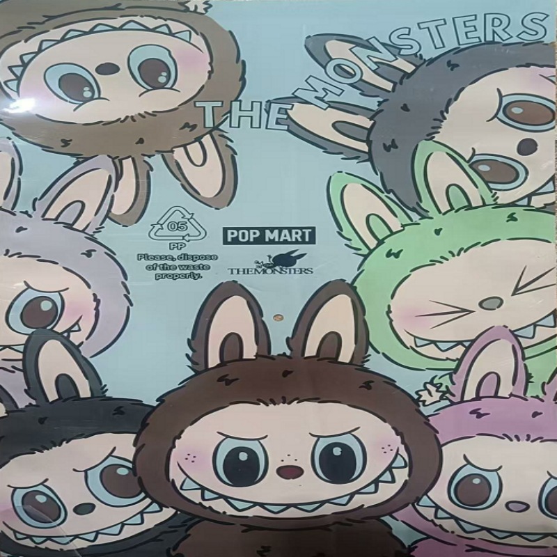 In-Stock Labubu Blind Bag Self-Sealing Bags, Labubu Doll Packaging Bags, Blind Box Empty Bags, Paper Boxes, First, Second, and Third Generations