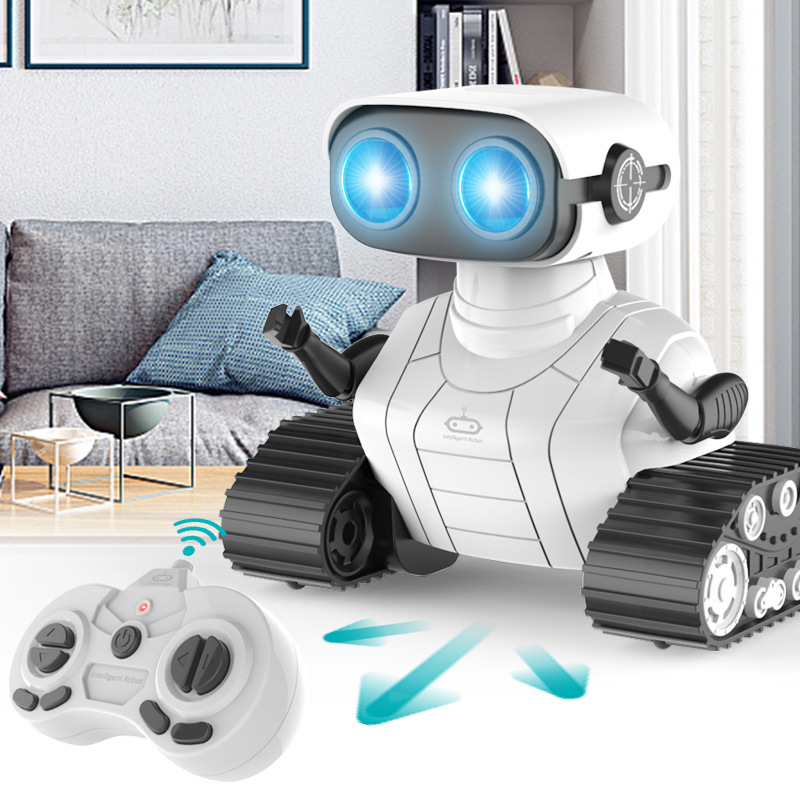 Remote Control Robot Toy Children's Sound and Light Charging Robot Remote Control Car Boy Toy Gift Manufacturer Wholesale