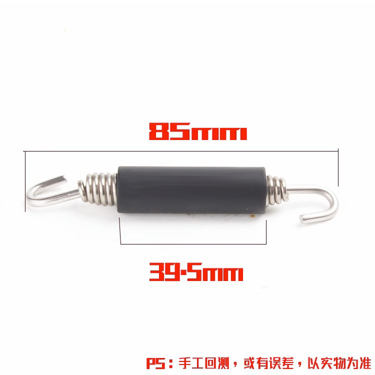 Motorcycle modified exhaust pipe tension spring stainless steel extended thick pull hook Scorpio exhaust pipe spring hook universal