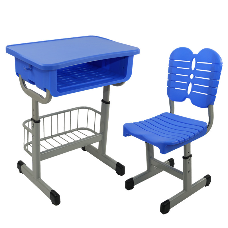 Primary and secondary school students out-of-school training teaching training desks and chairs environmental protection plastic ppABSQ195 cold-rolled steel classroom single person