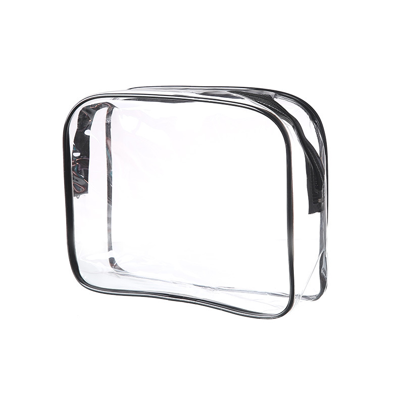 Portable Waterproof Toiletry Bag, Waterproof Zipper Bag, Pvc Visible Toiletry Bag, Small and Large Sizes, Business Trip Cosmetic Bag, Portable