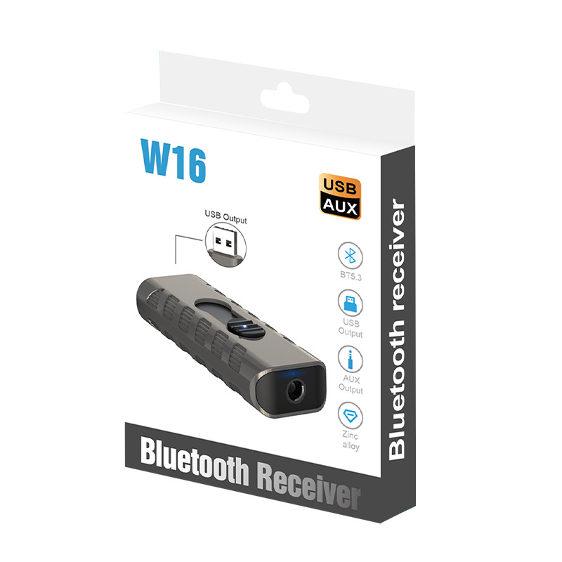 Cross-border new wireless car bluetooth receiver 5.3 lossless sound quality audio amplifier headset adapter