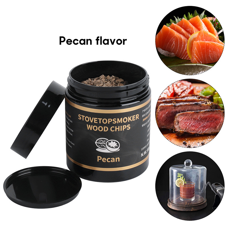 Cross-Border Kitchen Smoking Wood Chips Apple Walnut Cherry Oak Flavor Household Handheld Smoking Gun Molecular Gastronomy Wood