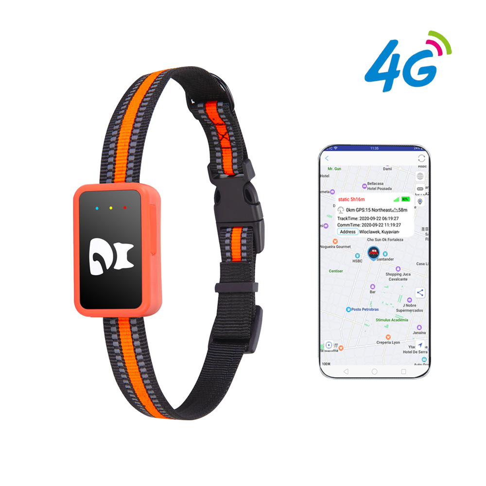 Popular 4g Full Network G68P Gps Locator Pet Collar Dog and Cat Animal Anti-Lost and Anti-Theft Tracker