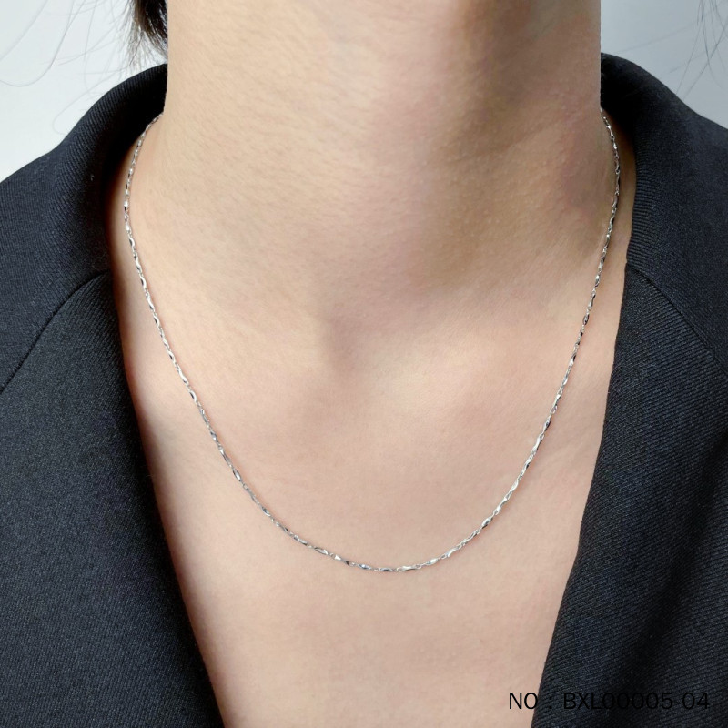 Shenzhen Jewelry Shuibei Quality Platinum Pt950 Yuanbao Chain Platinum Real Gold Guaranteed Di Ai Spot Goods