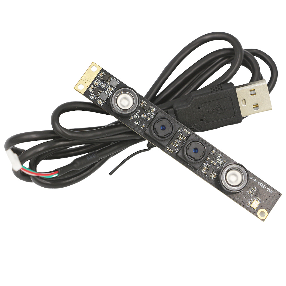 Ar0230+Ov2735 USB Dual Camera 2 Million Pixels Wide Dynamic Low Illumination Surveillance Camera Module