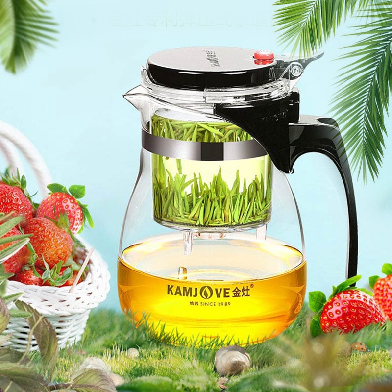 Jinzao TP-757 Tea Glass Pot Simple Tea Piaoyi Cup Tea Pot Tea Maker Teapot TP160