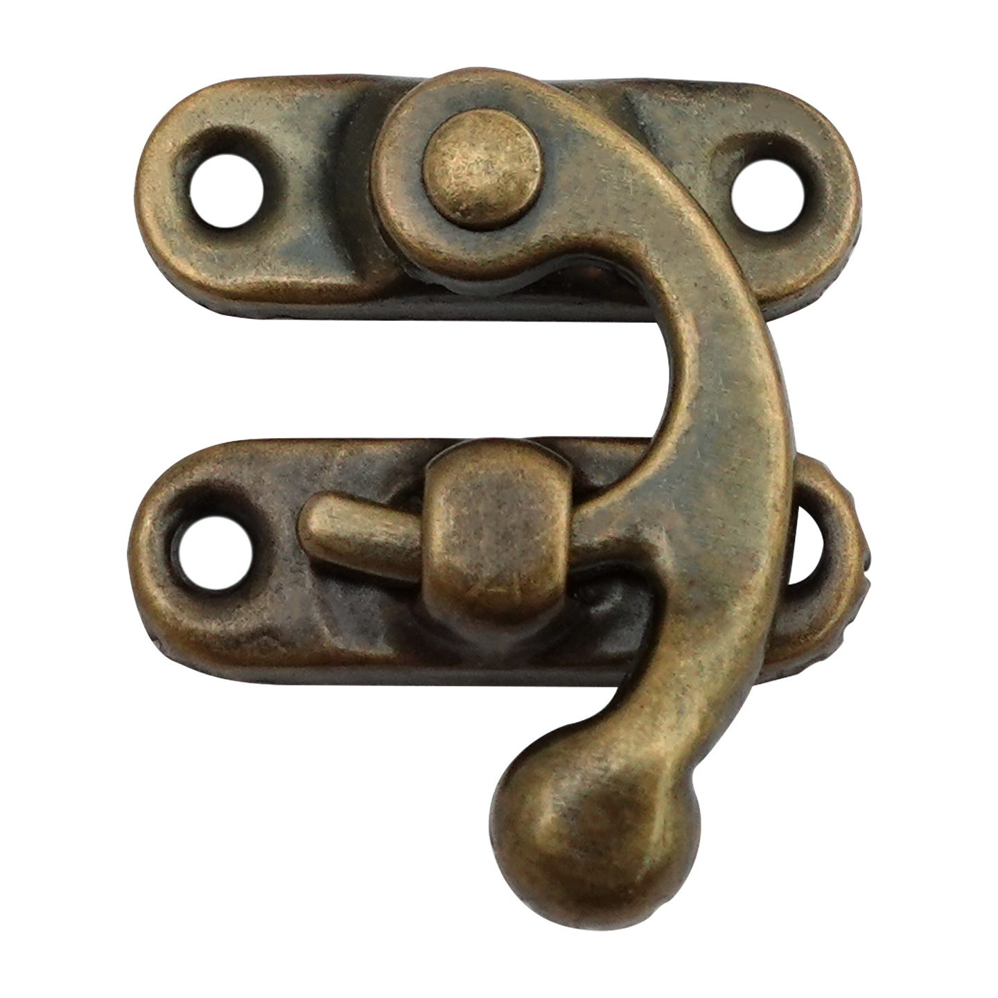 Buckle horn hook lock mini wooden box wooden box box lock head luggage hardware accessories wholesale buckle small lock