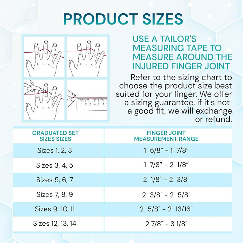 Amazon No. 1-14 Finger Fixation PP Finger Fixation Ring Cover Protection Bending Deformation Hammer Finger Protectors