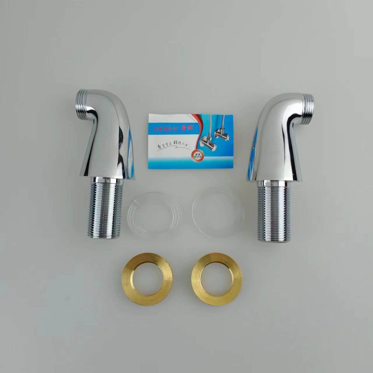 Basin Faucet Copper Hot and Cold Washbasin Single Hole Mixing Valve Angle Valve Bathroom Cabinet Built-In Double Hole Shower Accessories