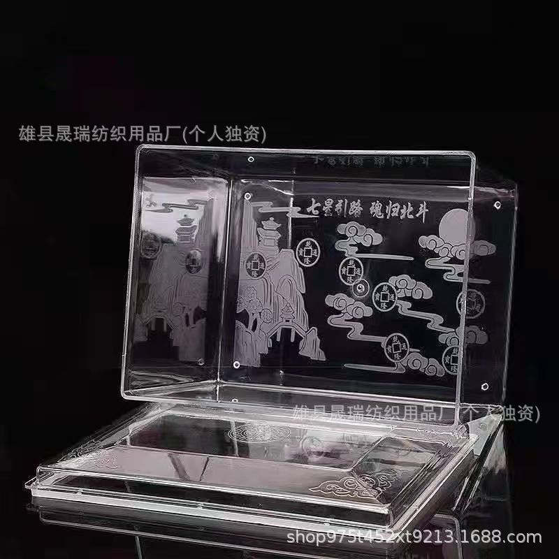 Medium Size Urn Transparent Plastic Protective Cover Moisture-Proof Box Manufacturer Wholesale