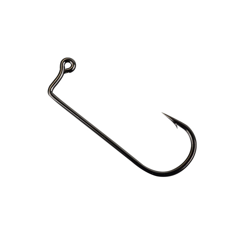 Straight angle hook bulk Luya hook crank lead hook fake bait hook sea fishing pipe with bent handle barbed fishing gear wholesale