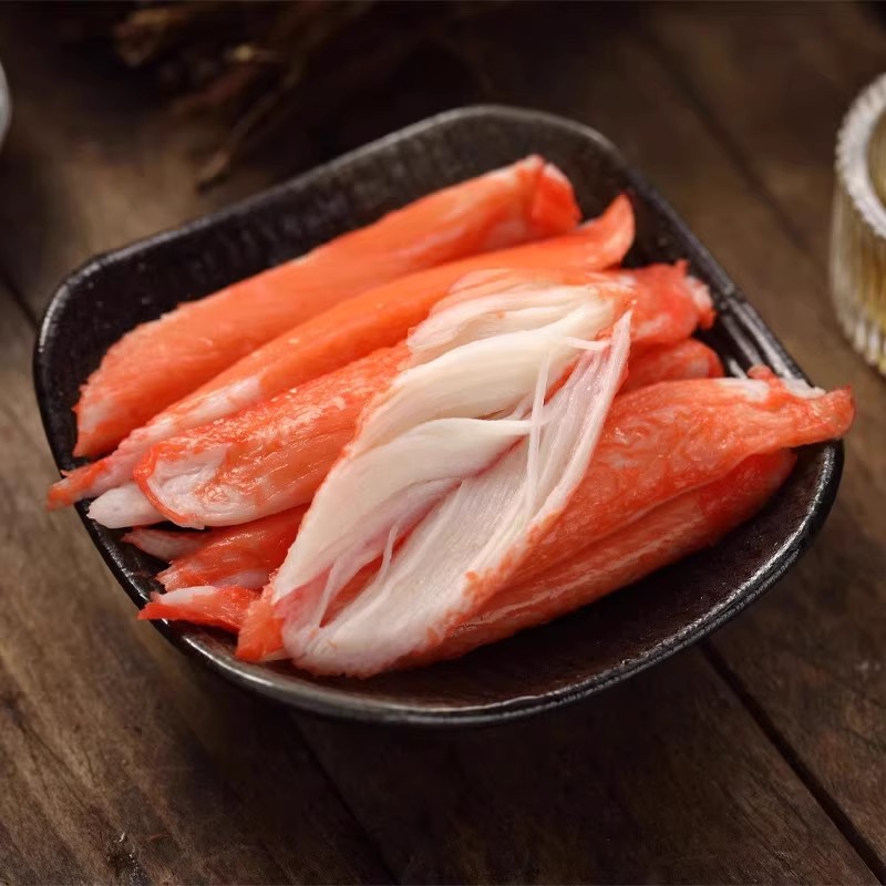 Thailand Imported Jiwenli Erwei 500g Crab Sticks Japanese Sushi Special Jiwen Crab Sticks Hot Pot Ready-To-Eat