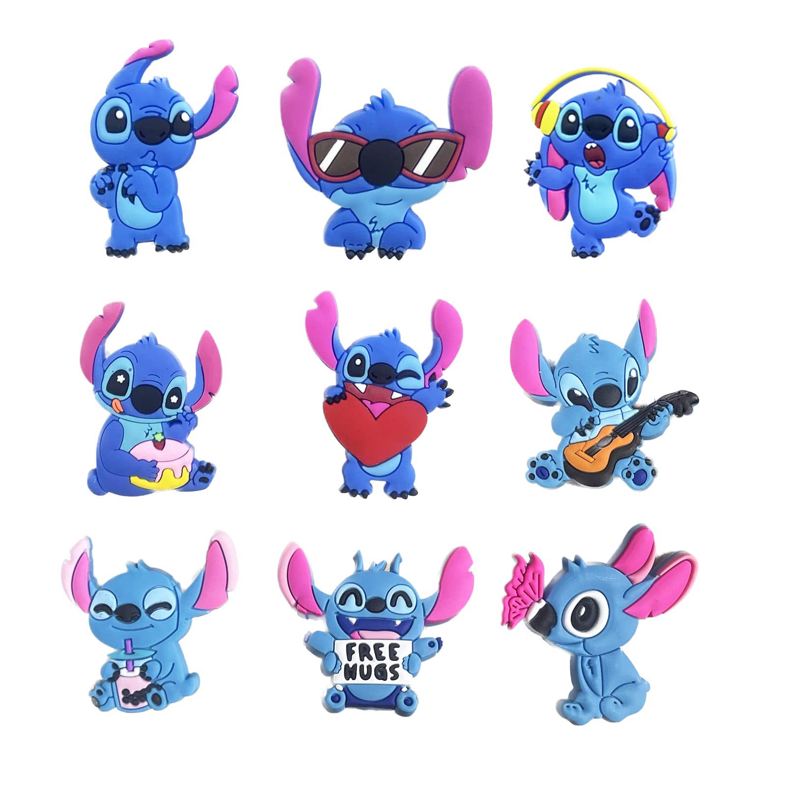 Cross-Border Hot-Selling Shoe Buckles, Cute Pvc Shoe Decorations, Garden Shoes, Cartoon Decorative Shoe Decorations, Suitable for Girls and Boys, Randomly Distributed