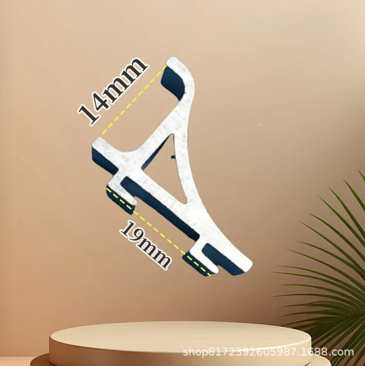 Freezer Refrigerator Compartment Rack Stainless Steel Buckle Refrigerated Cabinet Storage Rack Plastic Hook Support Rack Fixed Aluminum Buckle