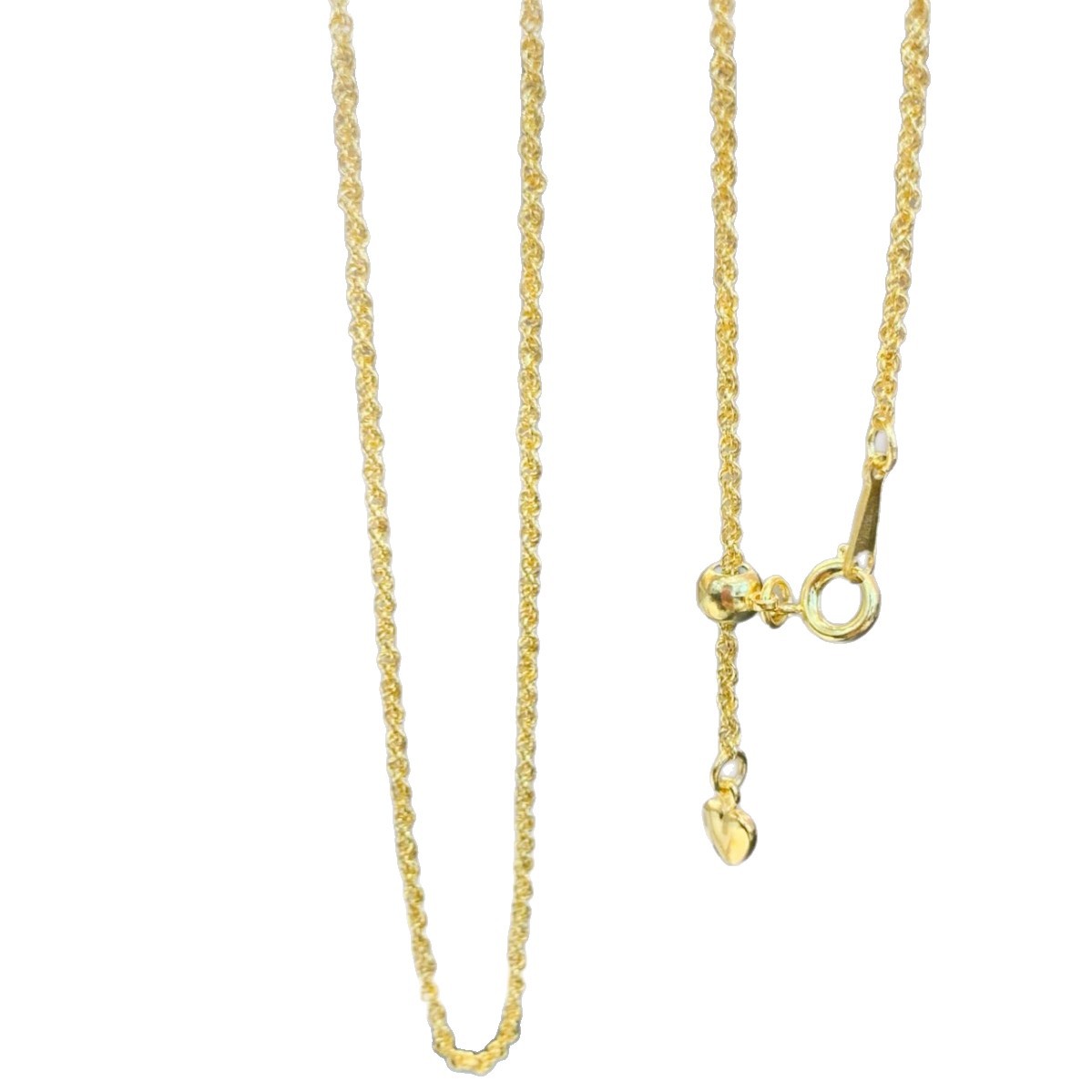 18K Gold Necklace Au750 Gold Non-Molded Solid Necklace Simple Sweater Chain Versatile Clavicle Chain Water Shell Wholesale