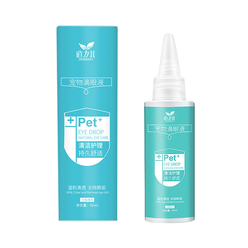 Factory Direct dog cleaning tear marks pet eye drops 60ml cat eye wash eye cleaning supplies