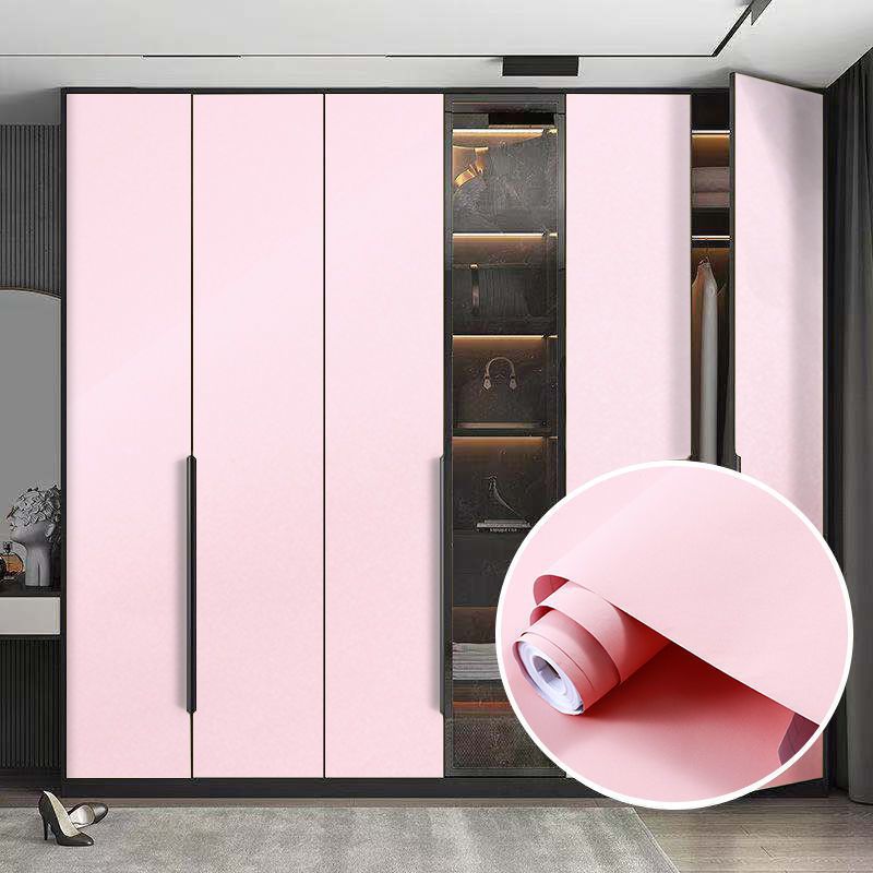 Wardrobe Stickers Renovation Ins Scandinavian Furniture Old Cabinet Cabinet Door Interior Stickers Color Change Decoration Renovation Wallpaper Self-Adhesive